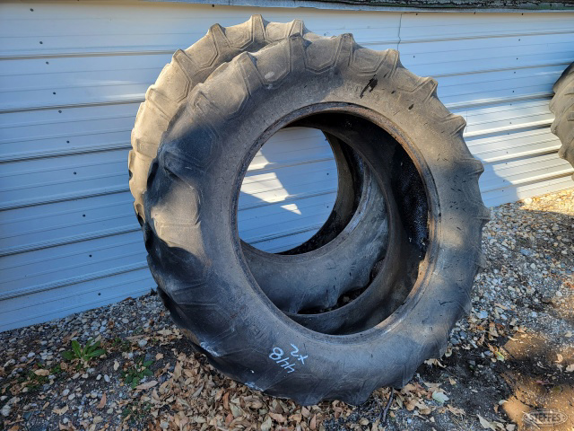 (2) 16.9R34 tires